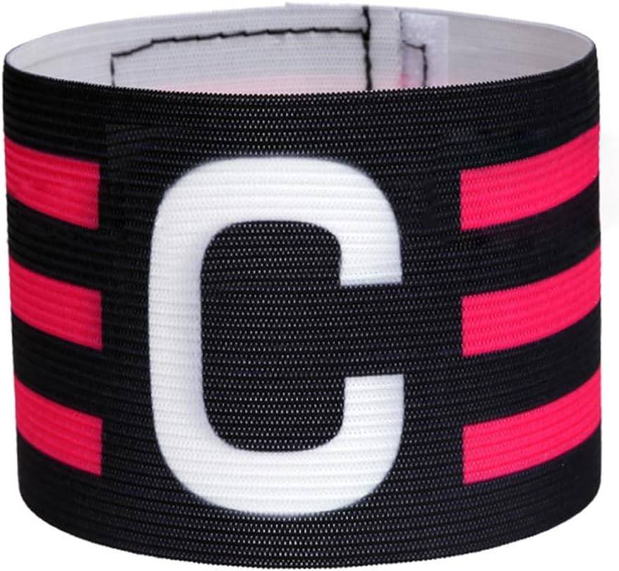 Striped Captain's Armband with Velcro Fastener - Available in Various Colours Green