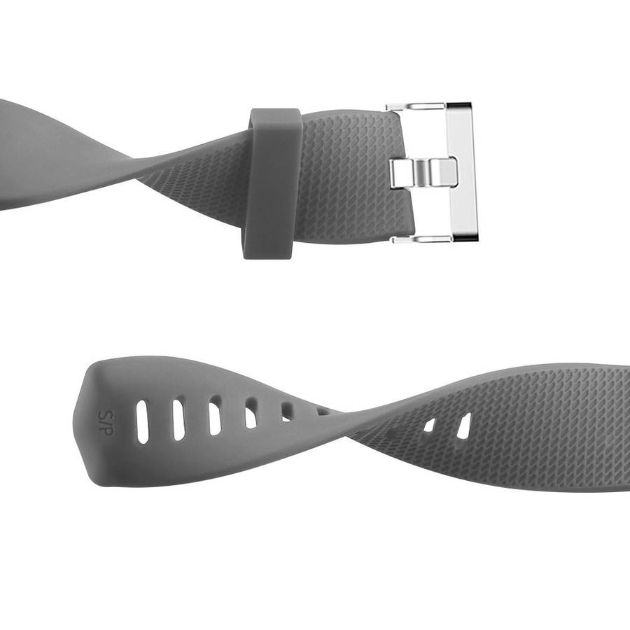 Fitbit Charge 2 Silicon Band - Adjustable Replacement Strap - Grey (Small)