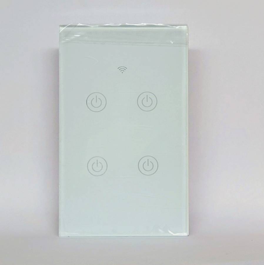 GeeWiz Wifi Smart Light Switch (NO NEUTRAL REQUIRED) - EWELINK + Capacitor 4 Gang