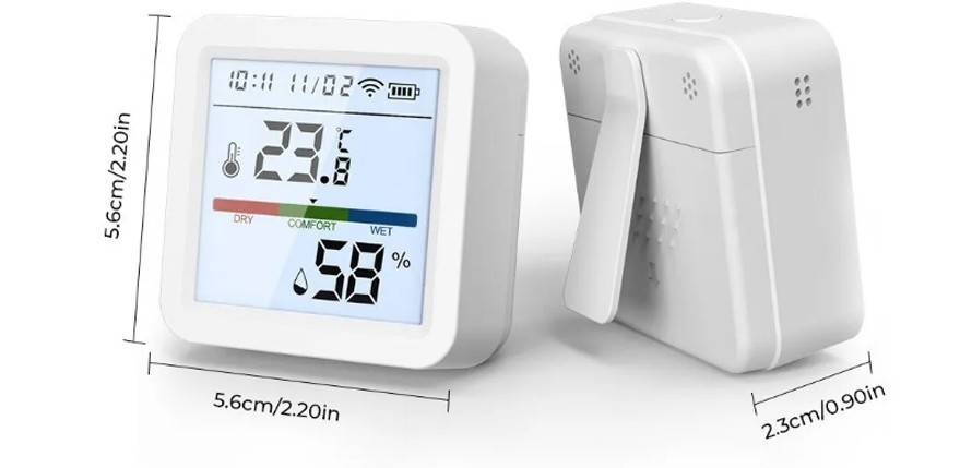 Tuya WIFI Temperature and Humidity Sensor With Light