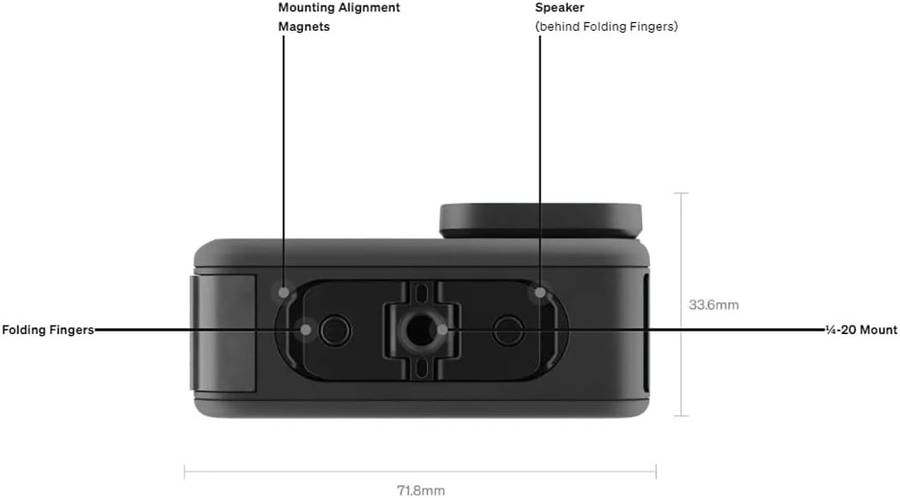 GoPro HERO13 Black  5.3K/60 Waterproof Action Camera with HB-Series Lens Compatibility