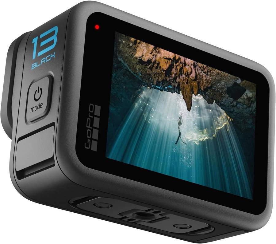 GoPro HERO13 Black  5.3K/60 Waterproof Action Camera with HB-Series Lens Compatibility