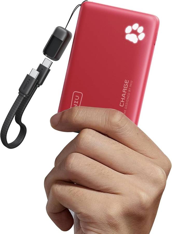 INIU Ultra Slim 10000mAh 45W PD Power Bank - Fast Charging - Available in Various Colours Navy Blue