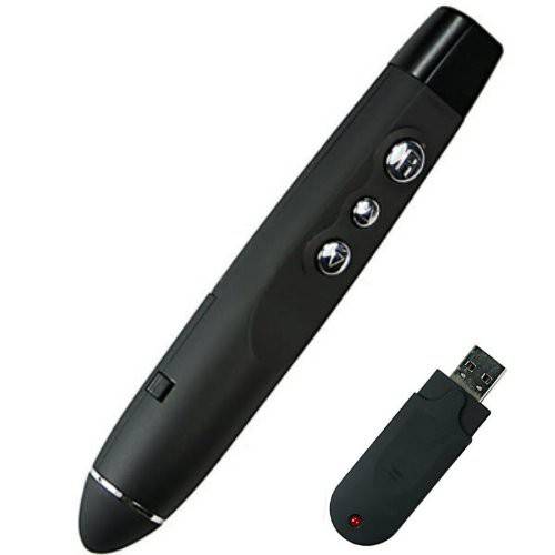 Presenter With Laser Pointer and PowerPoint Presentation Remote Control Clicker
