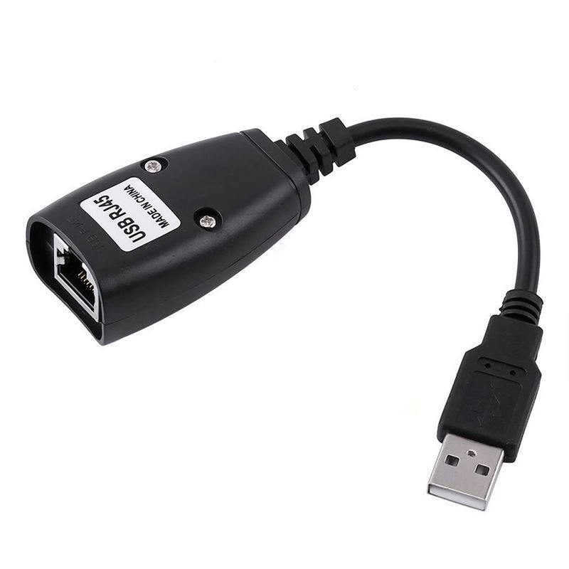 50m USB Extender over Cat5e / Cat6 + 4 Way USB HUB