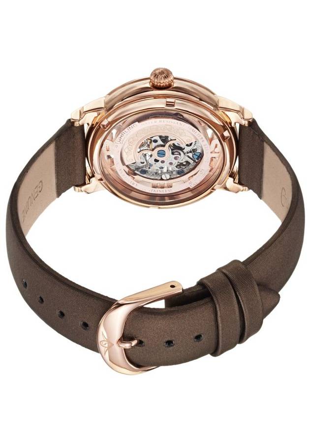 **R7,500 retail** STUHRLING ORIGINAL Womens Auto "Winchester" 23 Jewels Watch ROSE GOLD w/ paperwork