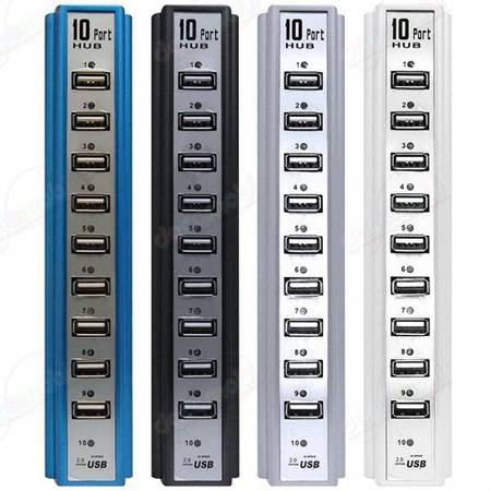 Brand New # Hi Speed # 10 Port Usb Hub # Includes Power AC Adapter # Are we not the cheapest? # InSt