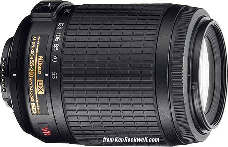 As New # Nikon 55-200mm VR Lens ##  INCLUDES LENS HOOD ## FRONT CAP ## REAR CAP ##
