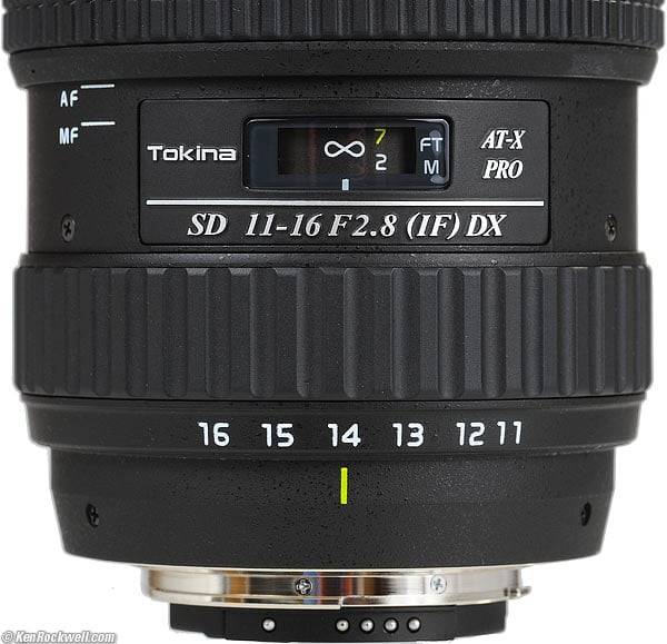 TOKINA AT-X 116 PRO DX 11-16mm f/2.8