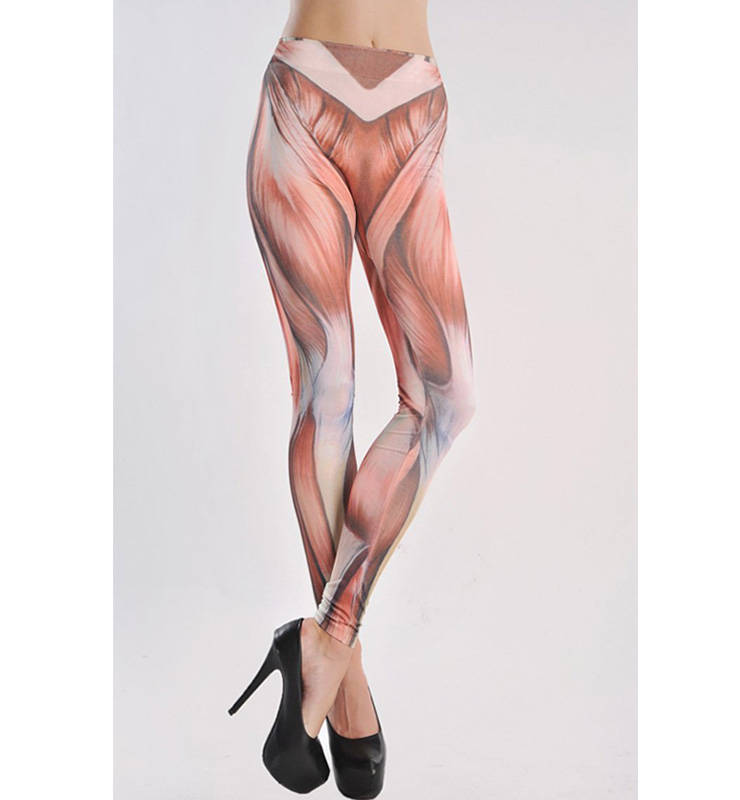 Novel Muscle Printing Leggings