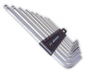 TOOL ALLEN KEY SET 9PC BAL IMP  CT-6M IMPERIAL