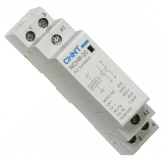 CONTACTOR 2-P 20A; 230VAC COIL - NCH8-20/11-230VAC