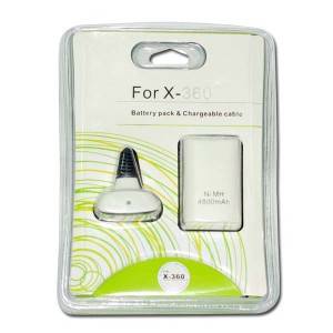 Xbox 360 Battery pack & Chargeable cable 4800mAH - Brand NEW - Super Saver POSTAGE