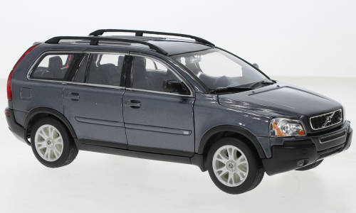 1:24 Volvo XC90, met.-dark-grey, Welly, NEW, orig.box, FREE SHIPPING