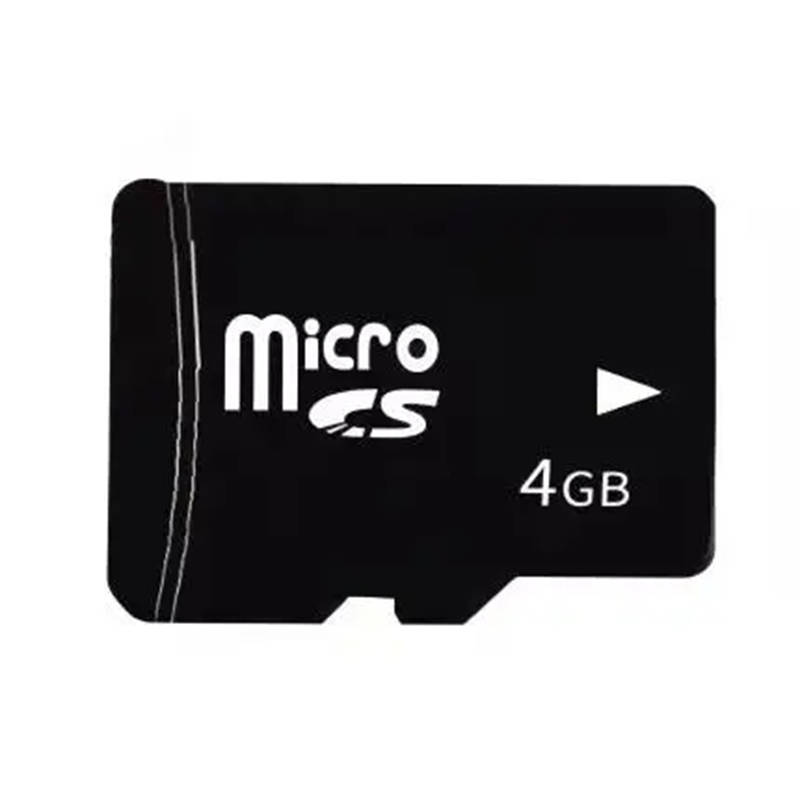 4GB Micro SD Memory Card with SD Card Adapter Black