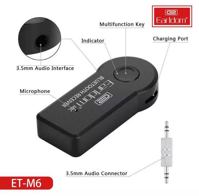 Earldom ET-M6 Wireless Audio Receiver/Adapter