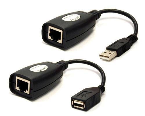 USB RJ45 Extension Adapter Up To 150ft Length USB-RJXT