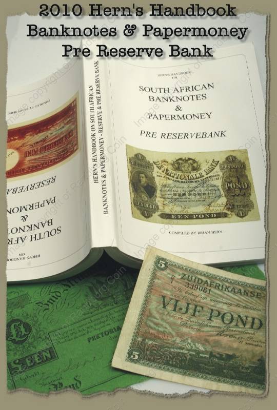 2010 Hern's Colour Catalogue on South African Banknotes and Papermoney