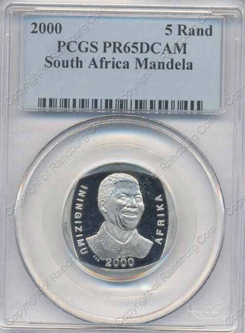 *#* 2000 Proof R5 Mandela PF65 Slabbed *#*