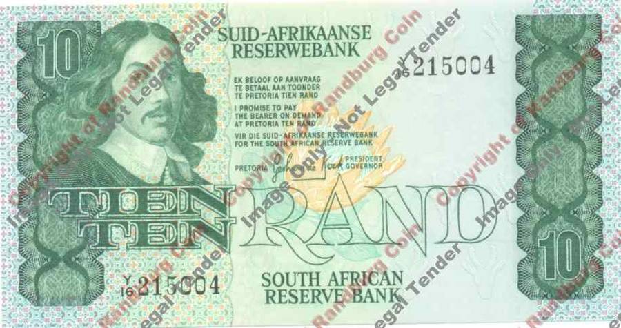 *#* GPC De Kock 2nd Issue - Ten Rand Y16 Replacement Note UNC *#*