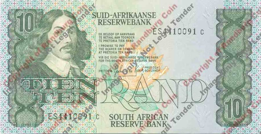 *#* GPC De Kock 3rd Issue - Ten Rand Note EF *#*