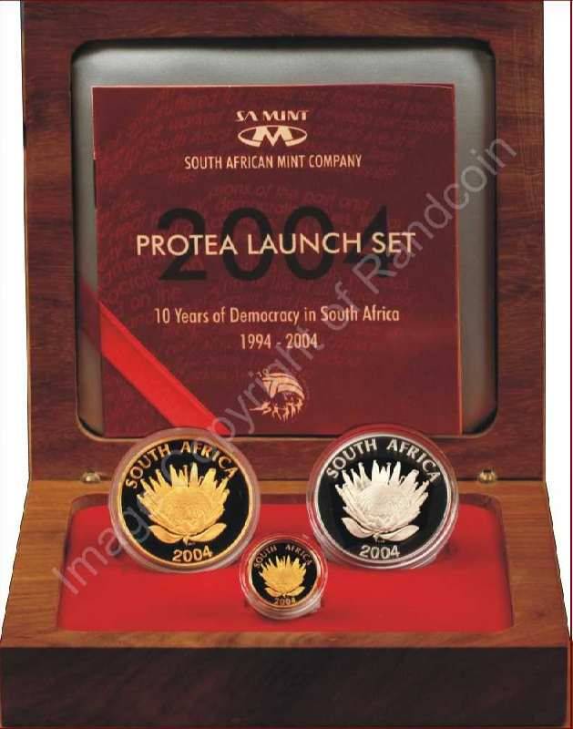 ### 2004 Gold Protea Mandela Warrant Of Arrest set ###