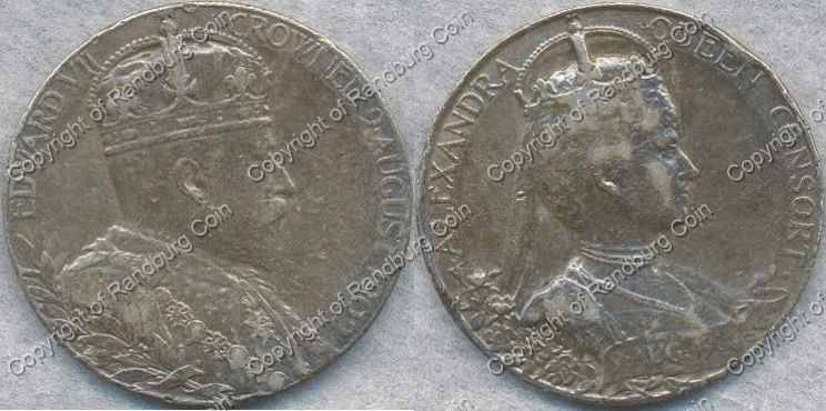 *#* 1902 Coronation of King Edward 7th Silver Medallion *#*