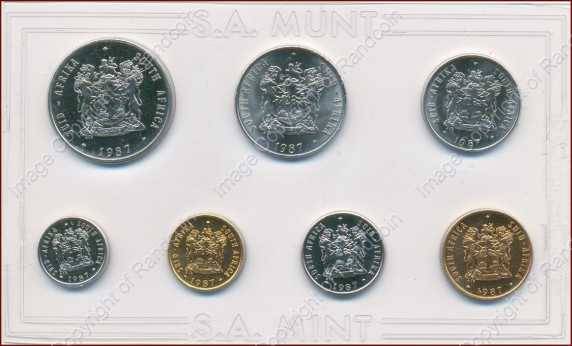 *#* 1987 SA Mint issued UNC set !!! *#*