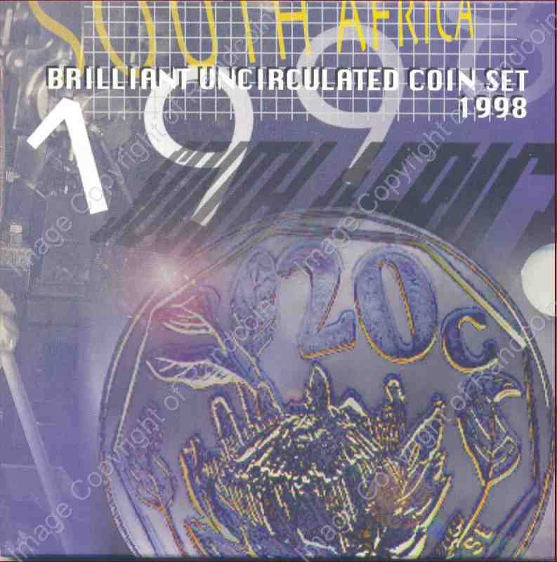 *#* SA Mint Pack Sets 1998 Brilliant-UNC _Mintage 2 737*#*