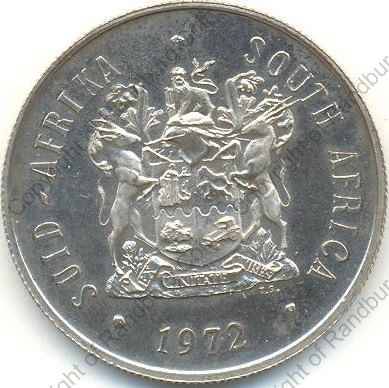 *#* SA 1972 Silver R1 Proof Coat of Arms Mintage 10 000*#*