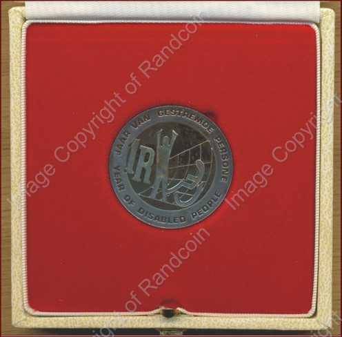 @@ SNAP Friday R1 @@ *#* SA Silver R1 Proof 1986 Proof Yr of Disabled in RMB White Box *#*