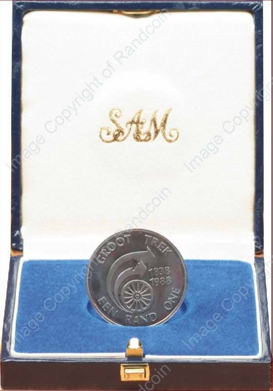 *#* SA Silver R1 Proof 1988 Groot Trek *#*