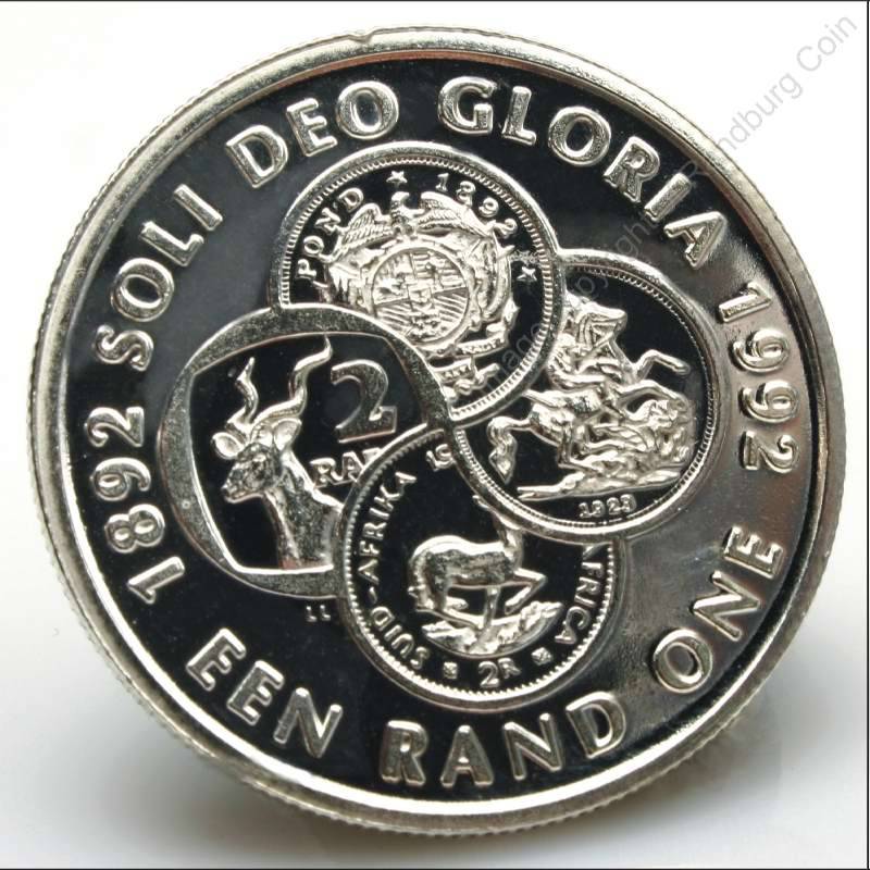 *#* SA 1992 Silver R1 Protea Unc Coinage Mintage 5 826*#*