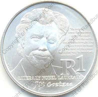 *#* SA 2011 Silver R1 Protea Uncirculated JM Coetzee Nobel Winner *#*
