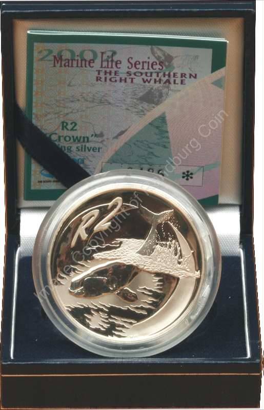 *#* SA Silver R2 Proof 2002 Whale *#*