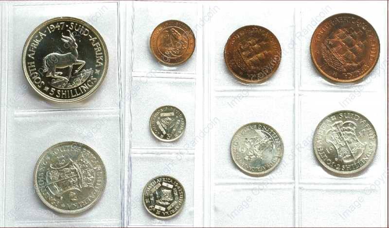 *#* 1947 SA Union Proof Set not in a box *#*