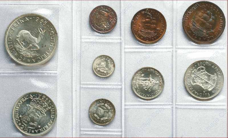 *#* 1953 SA Union Proof Set in a plastic sleeve *#*