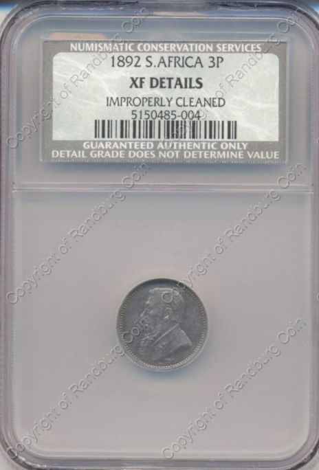 *#* 1892 NCS TICKEY SLABBED DETAILS XF CLEANED *#*