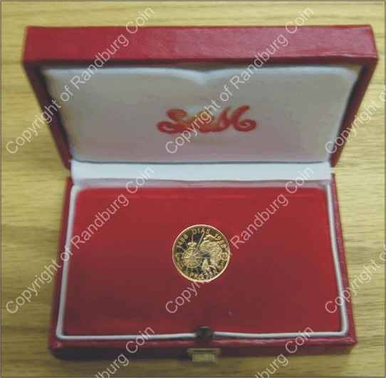 *#* 1988 Proof One Tenth oz Gold Protea Dias Mintage 2199 *#*
