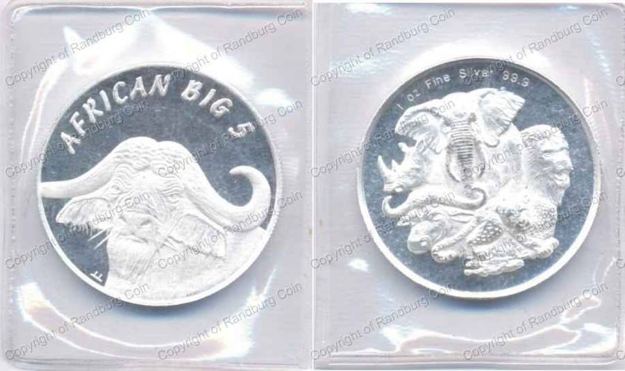 *#* Big 5 Silver 1 oz Medallion - Buffalo*#*