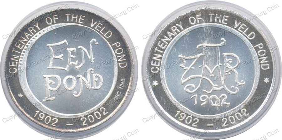 *#* 2002 GRC Centenary of the Veldpond 1oz Silver Medallion *#*