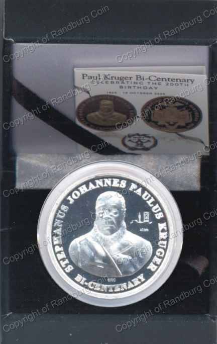 2025 GRC Bi-Centenary Birth of Paul Kruger Silver 1oz Medallion