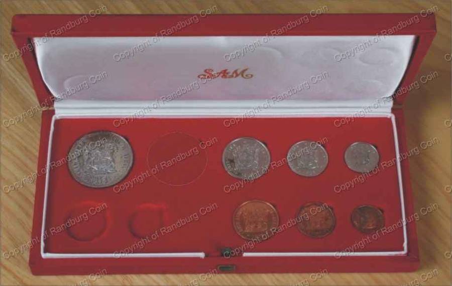 *#* 1973 Long Proof Set NO GOLD and NO 50 Cents in SA Mint box Mintage 6850!!! *#*