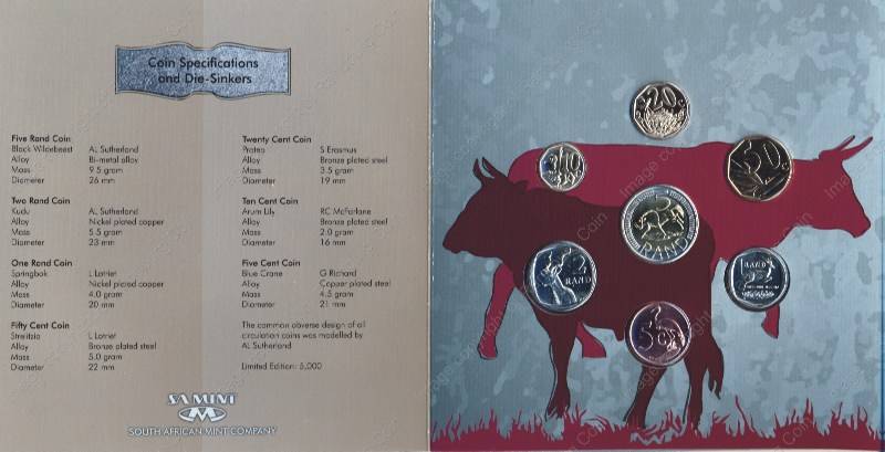 *#* 2009 SA Mint Pack UNC Set  *#*