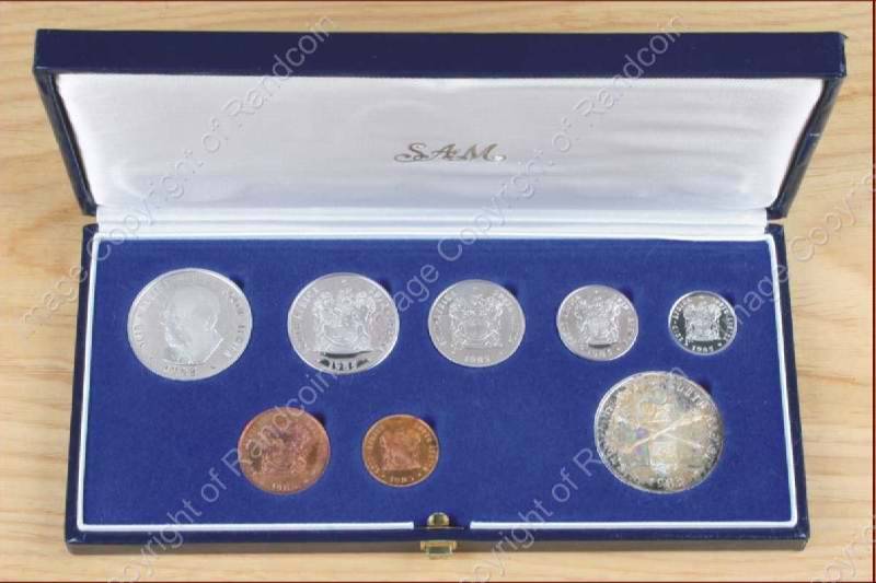 *#* 1985 SA Proof Set in Original SA Mint box Mintage 9859 !!! *#*