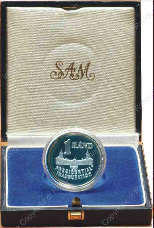 *#* 1994 R1 Silver Presidential Inauguration in Blue Box Mintage 6 269*#*