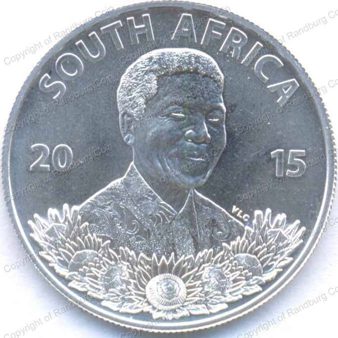 *#* 2015 UNC SA R1 Silver Mandela - Life of a Legend Series *#*
