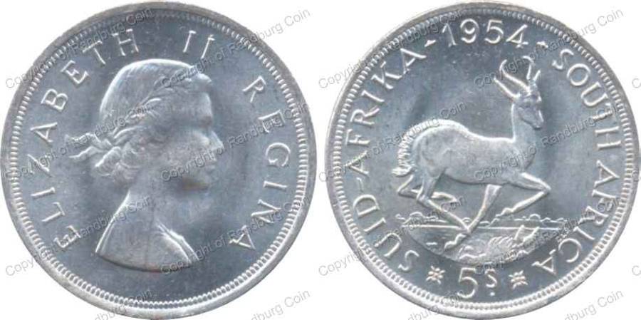 *#* 1954 South African Silver CROWN - Judge grade yourself !! *#*