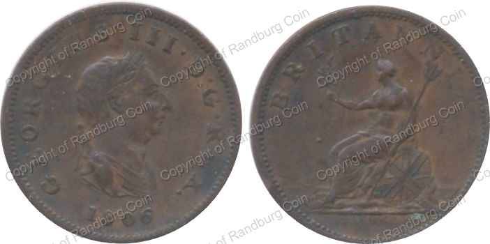 *#* Great Britain 1806 Copper Half Penny *#*