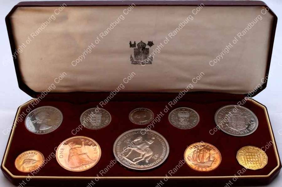 Great Britain 1953 Proof Set - Coronation of Queen